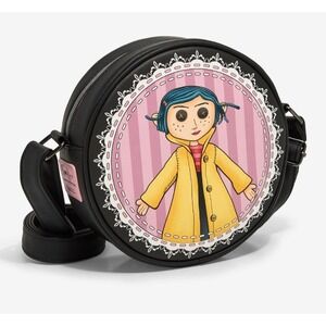 NWT Loungefly Coraline And Other Mother Doll‎ Double-Sided Crossbody Bag Grunge